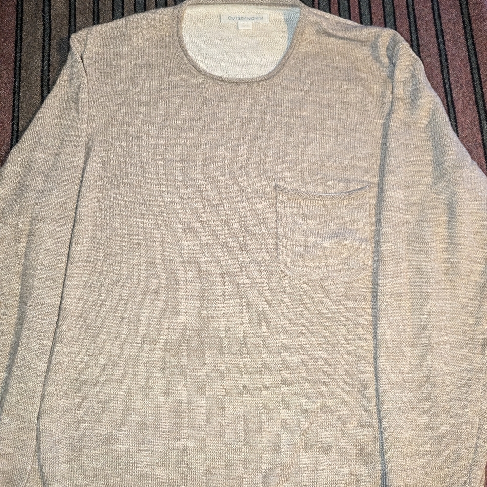 Outerknown Men's Sweater, X - Large, brown